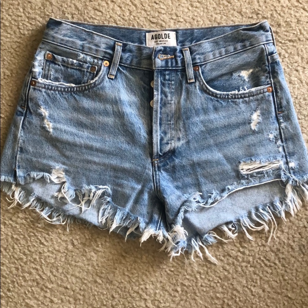Agolde Parker Shorts Swapmeet Color